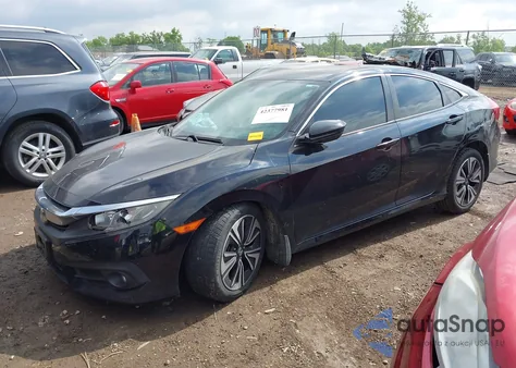 2017 Honda Civic Ex-T из США, поврежденный, VIN 19XFC1F36HE018952
